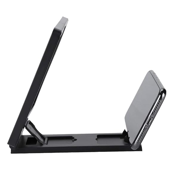 ASHATA ASHATA 7 Inch Smartphone Screen Magnifier HD Mobile Phone Display for Movies and Videos Black - View 6 of 9