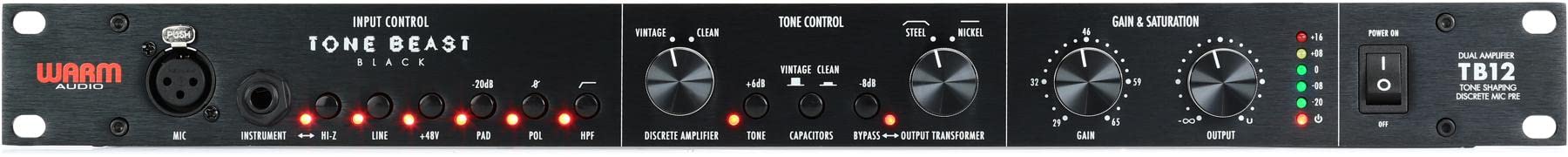 Warm Audio Warm Audio TB12 Tone Beast Microphone Preamp Review: Best Black Preamp for Superior Sound