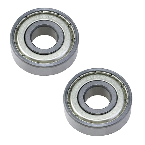 Antrader Antrader 2-Pack 12mm x 32mm x 10mm 6201Z Double Shielded Deep Groove Ball Bearings for Smooth Performance