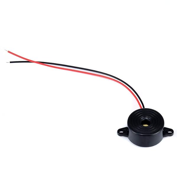 bnafes Bnafes 6 Pcs DC 3-24V 85dB Sound Electronic Buzzer Alarm Black Compact Size 23 x 12mm - View 2 of 2