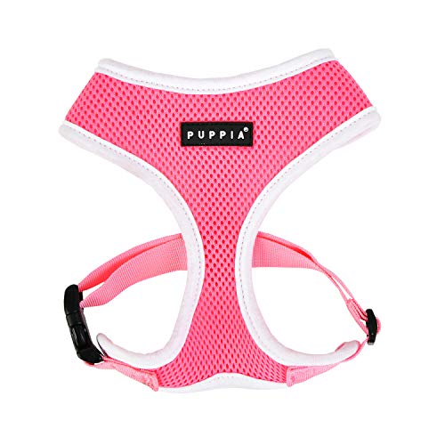 Puppia Puppia Soft Harness II Pink XL Comfortable and Stylish Dog Harness for Easy Walks