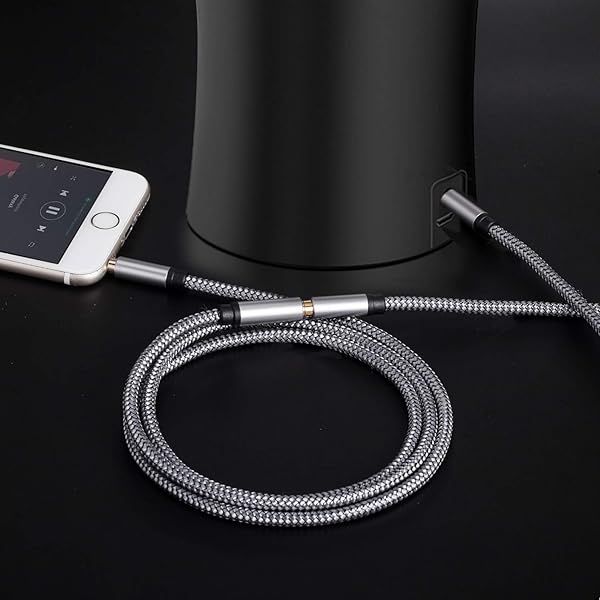 Tan QY 40Ft Audio Extension Cable 3.5mm Stereo Jack Male to Female for Phones Headphones Tablets MP3 Players and More - View 6 of 8