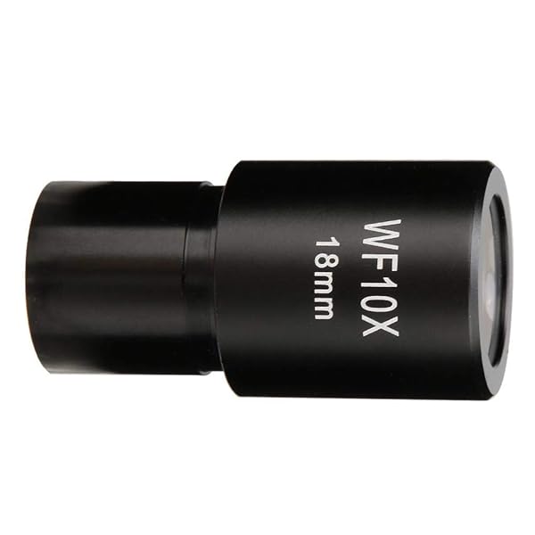 Yanmis WF10X18mm Wide-Angle Eyepiece Optical Lenses with Scale for Biological Microscopes - View 8 of 9
