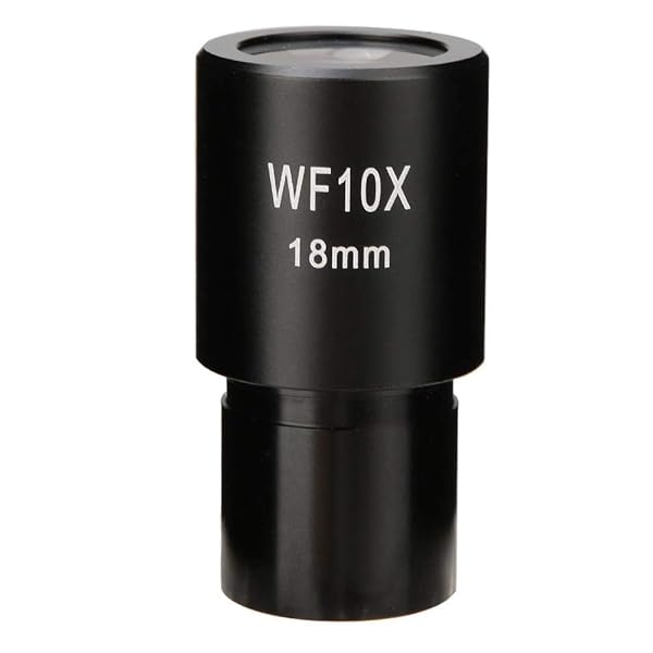 Yanmis WF10X18mm Wide-Angle Eyepiece Optical Lenses with Scale for Biological Microscopes - View 2 of 9