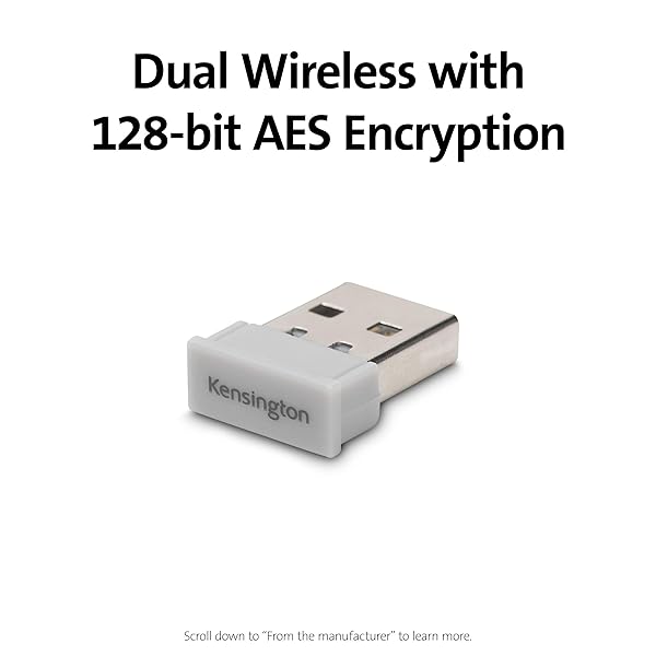 Kensington Buy Kensington Pro Fit Ergonomic Wireless Keyboard & Mouse - Grey (K75407US) for Comfort & Efficiency - View 7 of 11