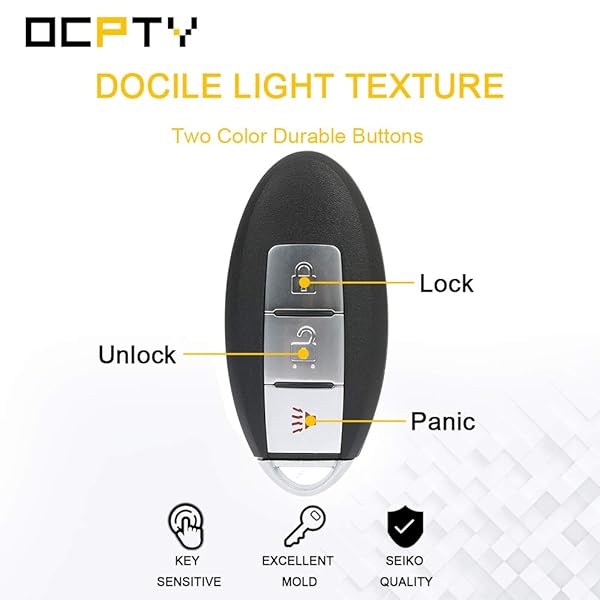 OCPTY OCPTY Keyless Entry Remote Control Key Fob for Nissan Sentra Versa Frontier Murano Pathfinder Xterra 2002-2016 KBRASTU15 CWTWB1U415 CWTWB1U733 CWTWB1U821 - View 4 of 7