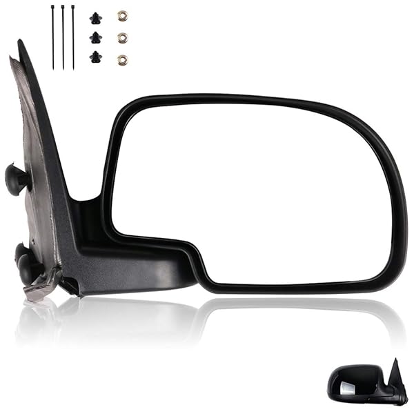 SCITOO SCITOO Passenger Side Mirror for 2001-2006 Chevy Silverado, Tahoe & GMC Sierra - GM1321230 Replacement - View 10 of 11