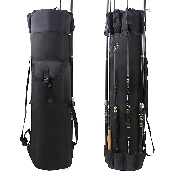 AGOOL AGOOL Large Capacity Fishing Rod Carrier Waterproof Travel Case Ideal for Men and Family Perfect for Fishing Gear Storage