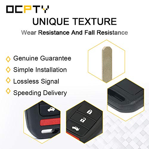 OCPTY OCPTY Keyless Entry Remote Control Key Fob Replacement for Honda Accord Civic 2013-2015 MLBHLIK6-1T 2X Uncut - View 5 of 7