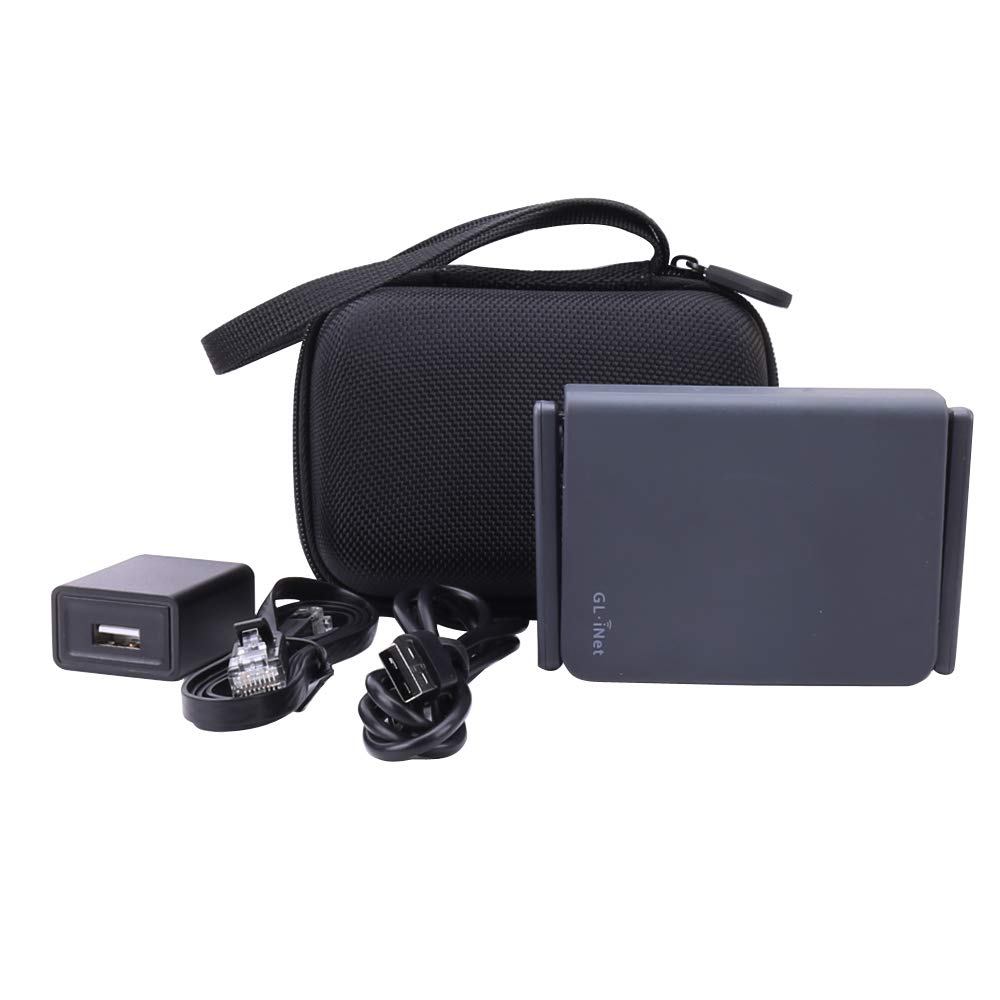 Aenllosi Aenllosi Hard Carrying Case for GL.iNet GL-AR750 MV1000 Gigabit Travel AC Router Durable Protection and Easy Transport - View 5 of 5