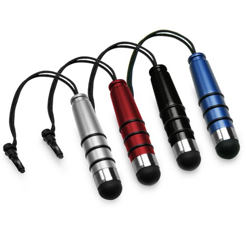 BoxWave BoxWave Stylus Pen for Apple iPhone 11 Mini Capacitive Rubber Tip Stylus Jet Black - View 6 of 6