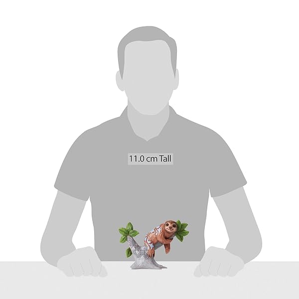 Enesco Enesco Jim Shore Heartwood Creek Sloth on Tree Miniature Figurine 2.88 Inch Multicolor Collectible Home Decor - View 3 of 3