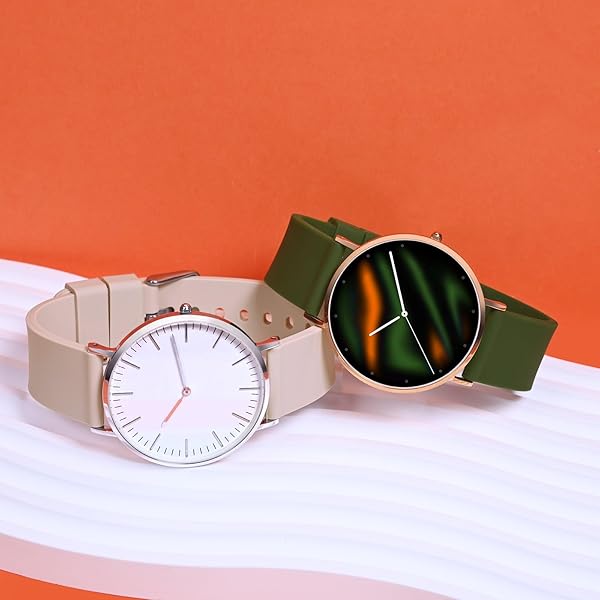 WOCCI WOCCI 24mm Light Pink Silicone Watch Band Quick Release Rubber Strap with Black Stainless Steel Buckle - View 7 of 9