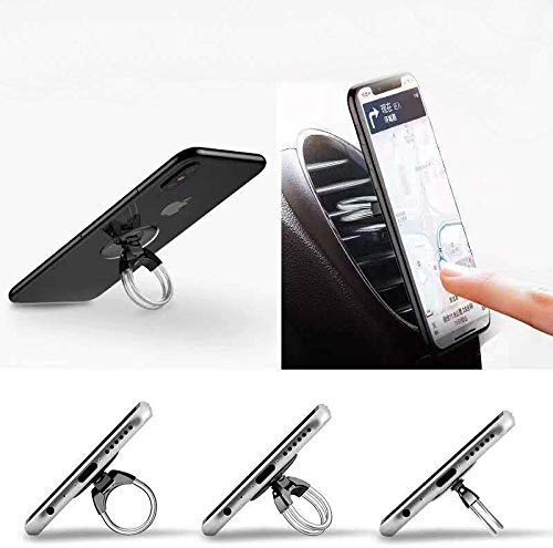 Tvoip Tvoip 2Pcs Cell Phone Ring Holder 3 in 1 Universal Stand Car Holder Finger Grip Tablet Stand Car Vent Mount Gold - View 6 of 6
