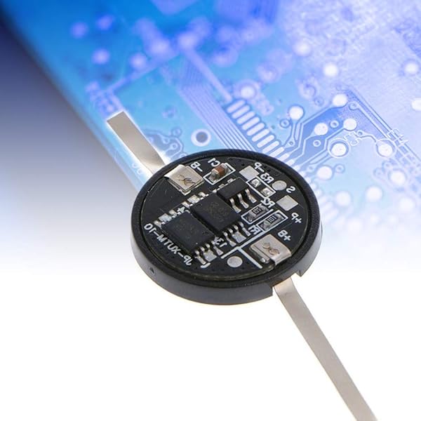 KOOBOOK KOOBOOK 5Pcs 18650 Li-ion PCB Protection Circuit Board 3.7V Battery Cell 5A Round for Safe Battery Management - View 6 of 6