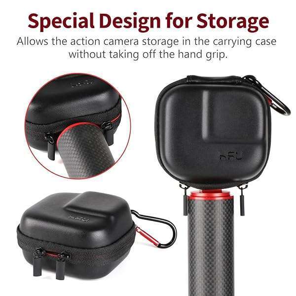 HSU HSU Protective Case for GoPro Hero 13/12 & More - Compact Mini Carrying Case for Action Cameras - View 7 of 9