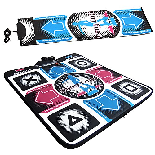 fayle Non Slip Dance Pad Dancing Mat for PC USB Compatible with AV Video Games Perfect for Fun and Fitness - View 6 of 8