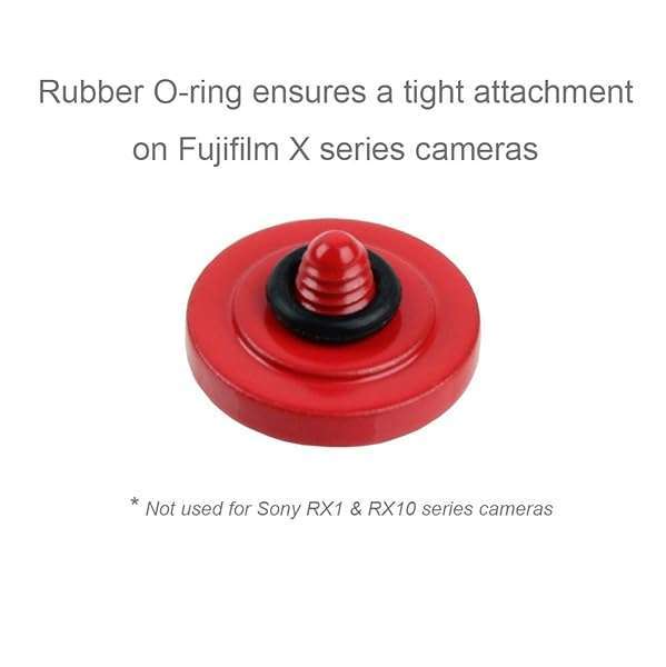 Foto&Tech Foto&Tech Soft Shutter Release Button for Fuji, Leica, Nikon - 3 Pack Red | Compatible with X-T5, X-T4, M10, Df & More - View 5 of 9
