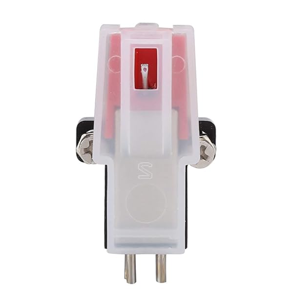 Q1 Phonograph Replacement Needle: Red Moving Magnet Dual Needle for Turntables