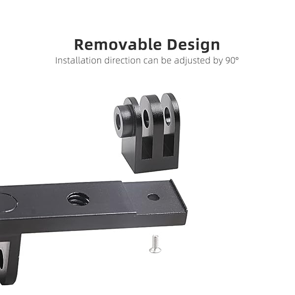 SUREWO SUREWO Aluminum Dual Twin Mount Adapter for GoPro Hero 8 7 6 5 Black APEMAN AKASO DJI Osmo Action and More - View 3 of 6