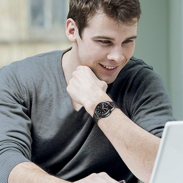 valkit Valkit 22mm Stainless Steel Bands for Samsung Galaxy Watch 46mm Gear S3 Classic and Gear 2 Pack Sliver Black for Men Women - View 6 of 7