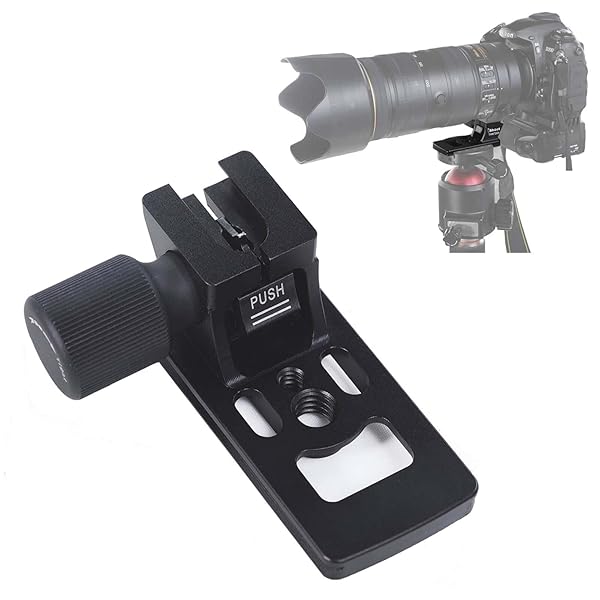 iShoot iShoot Replacement Lens Foot for Nikon Nikkor AF-S 70-200mm f2.8E FL ED VR and AF-S 500mm f5.6E PF ED VR Quick Release Plate - View 3 of 11