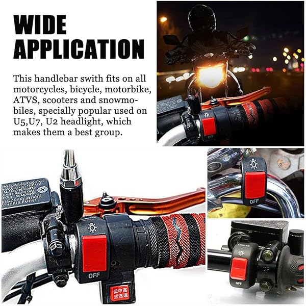 Gorgeri Buy Gorgeri 22mm Handlebar Switch Shift - 3 Speed Module for Motorcycle & E-Bike - View 4 of 10