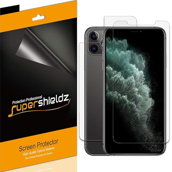 Supershieldz Screen Protector for Apple iPhone 11 Pro Max Anti Glare Anti Fingerprint Matte Shield Front and Back Pack of 6