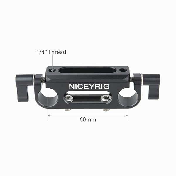 NICEYRIG Buy NICEYRIG 15mm Rod Clamp with NATO Rail for DSLR Camera Cage & Follow Focus - Ultimate Support System - View 5 of 8