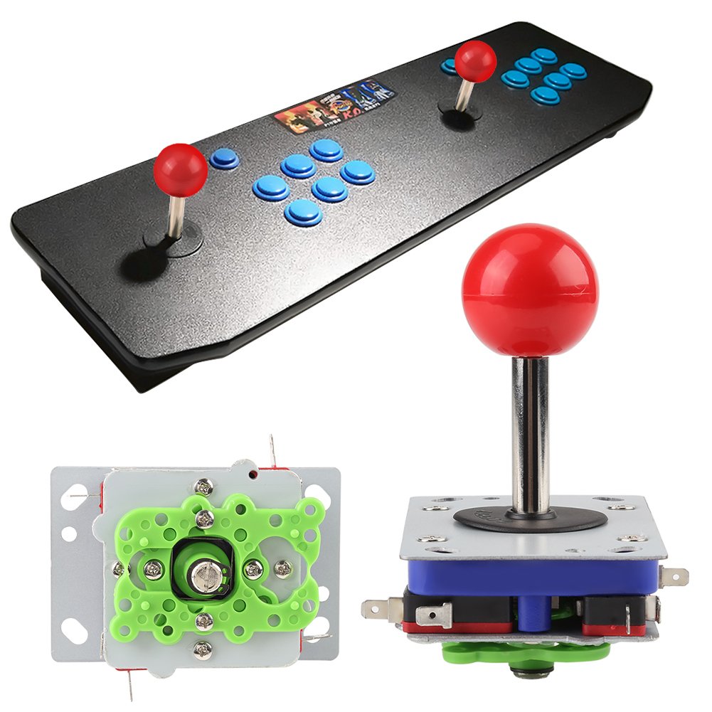 Hztyyier 1 Player Arcade Buttons and Joystick DIY Controller Kit for 2 4 8 Way Gaming - View 2 of 7