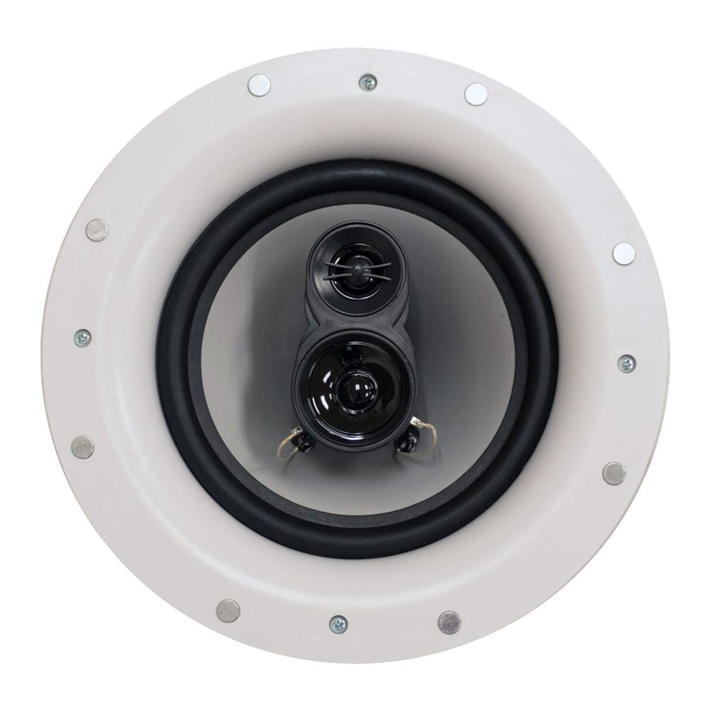 Acoustic Audio by Goldwood Acoustic Audio by Goldwood CSIC84 Frameless In Ceiling Speakers 8 Inch Woofers White Pair - View 4 of 6