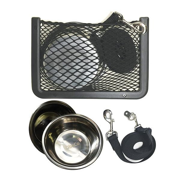 ObeCo ObeCo OBPR-PETSET Framed Pet Bowl Essentials Kit 8 x 11 Black for Stylish Pet Dining
