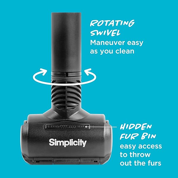 Simplicity Vacuums Simplicity Vacuums Pet Fur Remover Attachment for Furniture and Clothes Effective Lint Roller for Pet Hair SPET-Tool - View 4 of 10