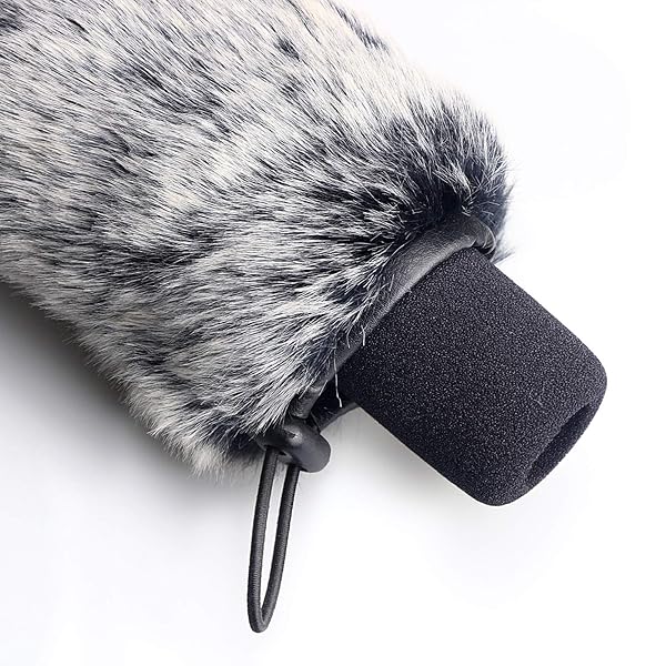 YOUSHARES YOUSHARES Rode VideoMic Go Windscreen Deadcat and Foam Cover for Rode GO Mic Indoor Outdoor Microphone Wind Muff 2 Pack - View 5 of 7