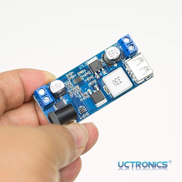 UCTRONICS UCTRONICS DC 9V 12V 24V to DC 5V 5A Buck Converter Module Dual Output Voltage Regulator Board 2 Pack for Efficient Power Conversion - View 7 of 8