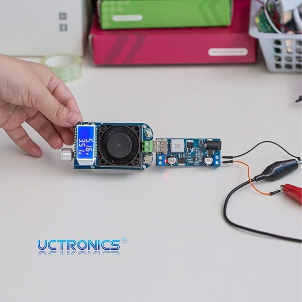 UCTRONICS UCTRONICS DC 9V 12V 24V to DC 5V 5A Buck Converter Module Dual Output Voltage Regulator Board 2 Pack for Efficient Power Conversion - View 8 of 8