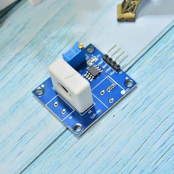 Comimark Comimark 1Pcs DC 5V WCS1800 Hall Current Sensor Module 35A with Overcurrent Indicator for Accurate Detection - View 7 of 8