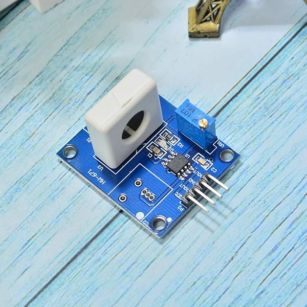 Comimark Comimark 1Pcs DC 5V WCS1800 Hall Current Sensor Module 35A with Overcurrent Indicator for Accurate Detection - View 8 of 8