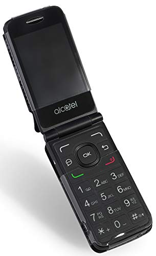 Nakedcellphone Nakedcellphone Form-Fit Black Vegan Leather Phone Case with Screen Protection and Belt Clip for Alcatel Go Flip V MyFlip QuickFlip AT&T Cingular Flip 2 - View 4 of 8