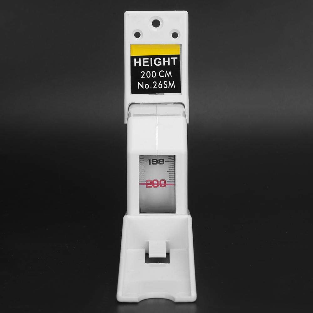 Hilitand Height Measuring Tape 2 Meters Retractable Tool for Adults and Children Metal Ruler for Accurate Height Measurement White - View 4 of 9