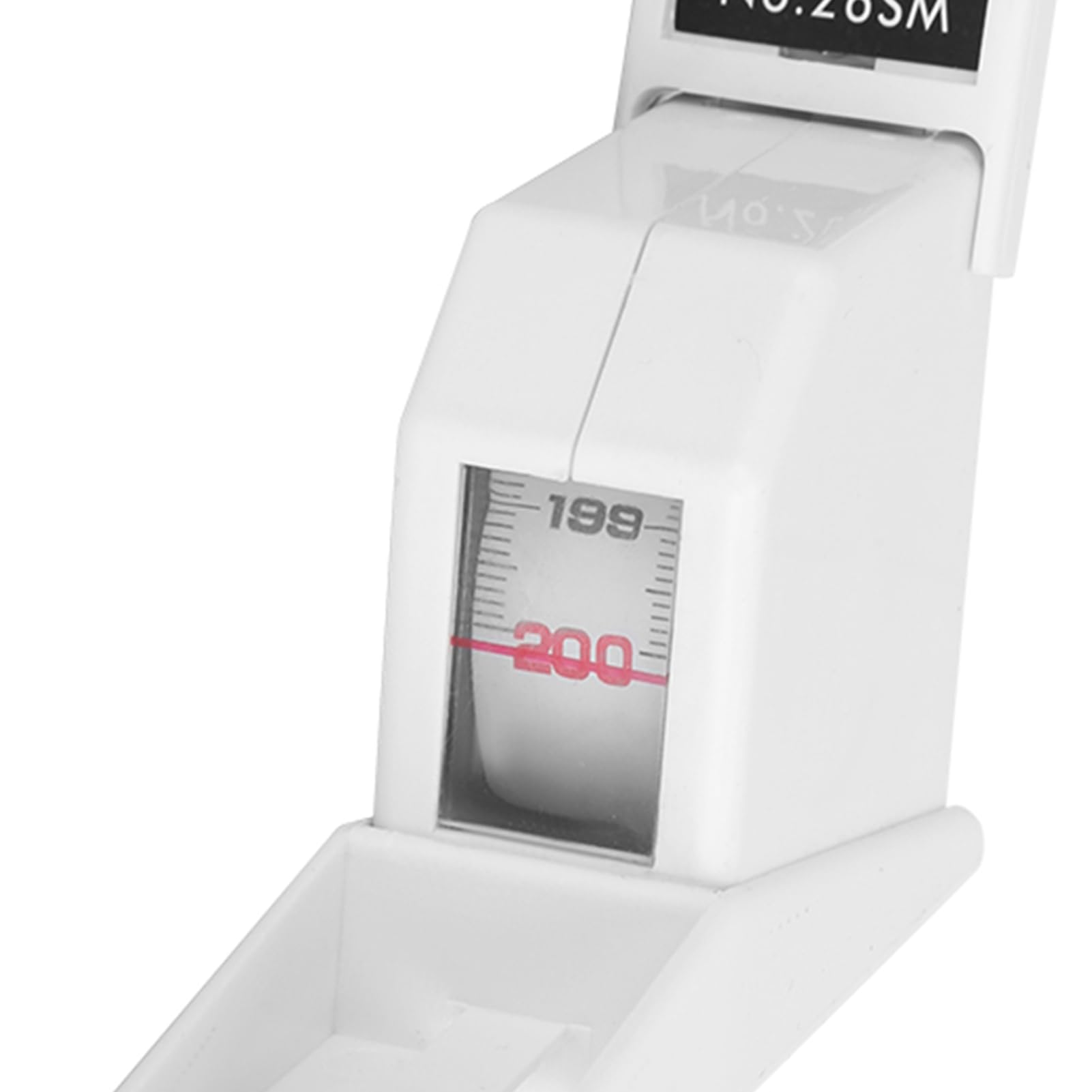 Hilitand Height Measuring Tape 2 Meters Retractable Tool for Adults and Children Metal Ruler for Accurate Height Measurement White - View 8 of 9