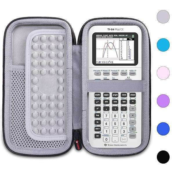 XANAD XANAD Hard Case for TI-84 Plus CE, TI-Nspire, TI-83, TI-85, TI-86 & More - Durable Protection for Graphing Calculators - View 2 of 8