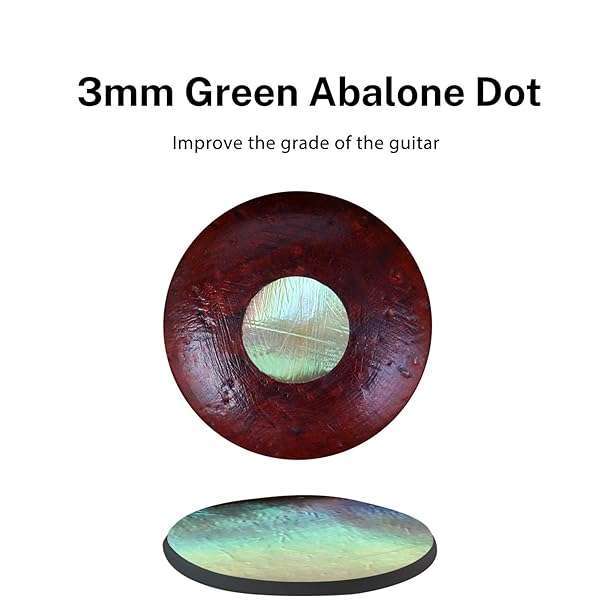 Donner Donner Acoustic Guitar Bridge Pins - 6 PCS Wooden Pins with Abalone Dot & Puller - Brown Cocobolo - View 3 of 9