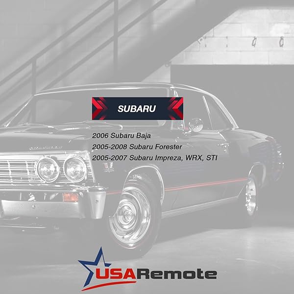 USARemote Key Fob for Subaru Baja Forester Impreza WRX STi 2005 2008 Keyless Entry Remote Set of 2 - View 4 of 6