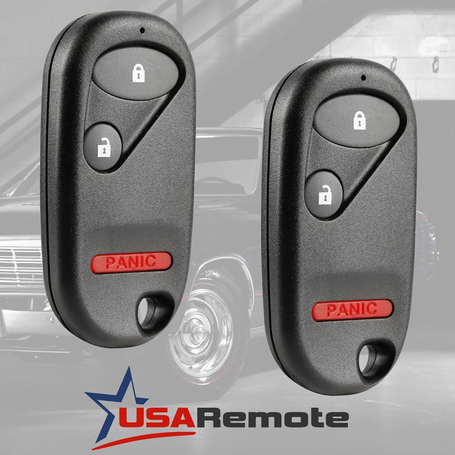 USARemote Key Fob Set of 2 for 2002-2004 Honda CR-V 2002-2005 Civic Si 2005-2011 Element Keyless Entry Remote OUCG8D-344H-A - View 2 of 6
