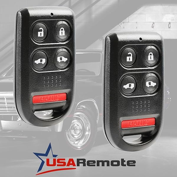 USARemote Key Fob Set of 2 for 2005-2010 Honda Odyssey Keyless Entry Remote Van OUCG8D-399H-A - View 2 of 6