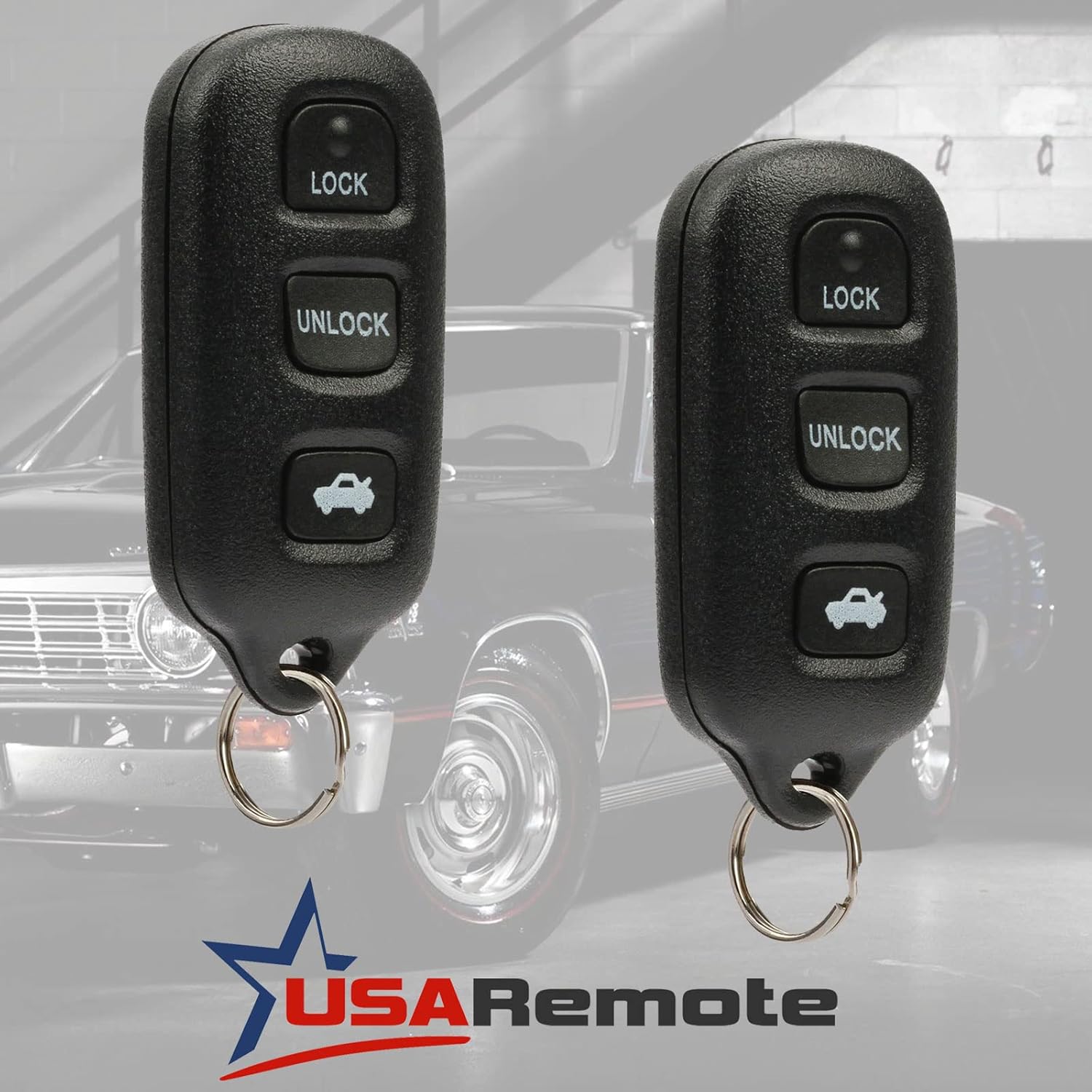 USARemote Key Fob Set of 2 for 2002-2006 Toyota Camry and 2002-2003 Toyota Solara Keyless Entry Remote GQ43VT14T - View 2 of 7