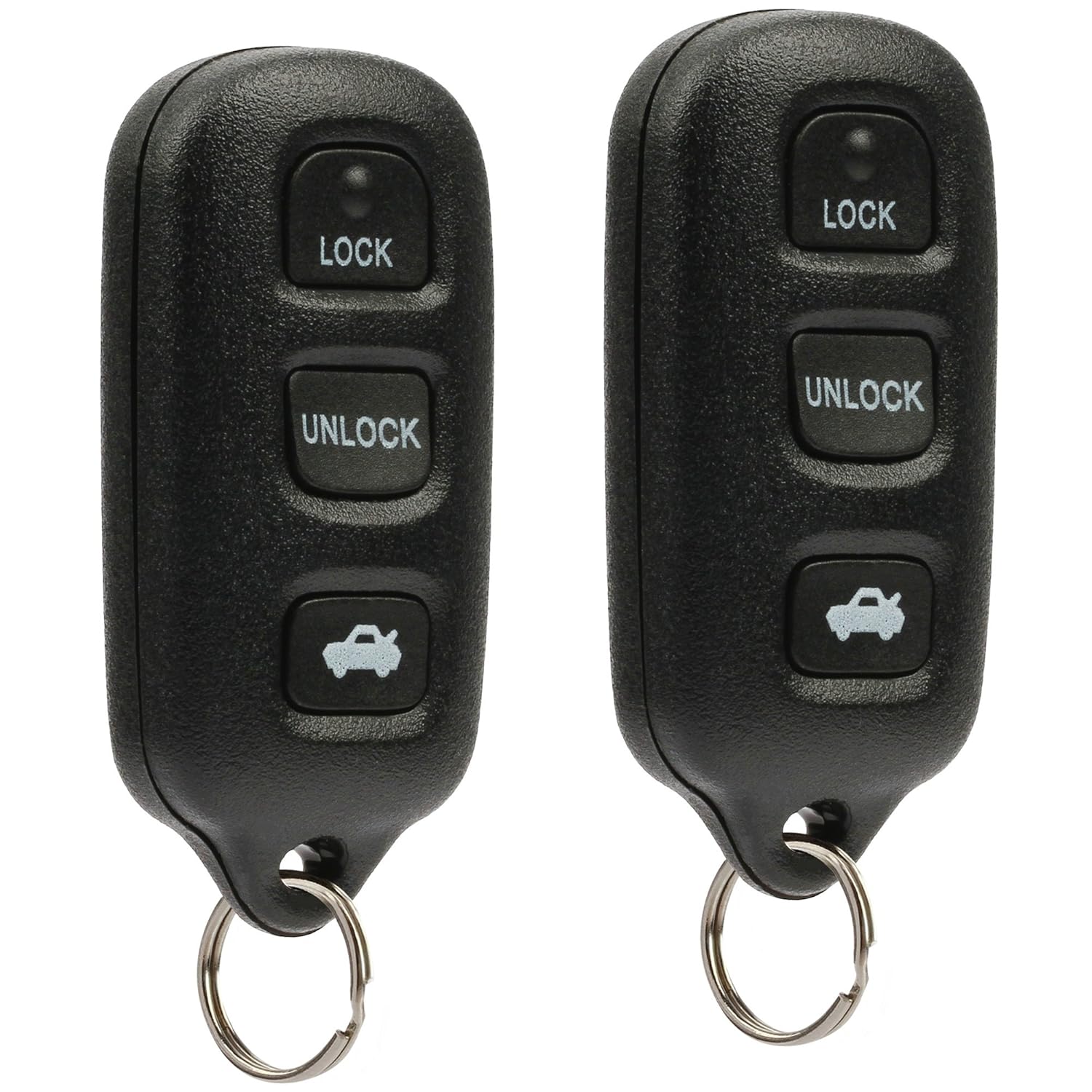 Key Fob Set of 2 for 2002-2006 Toyota Camry and 2002-2003 Toyota Solara Keyless Entry Remote GQ43VT14T