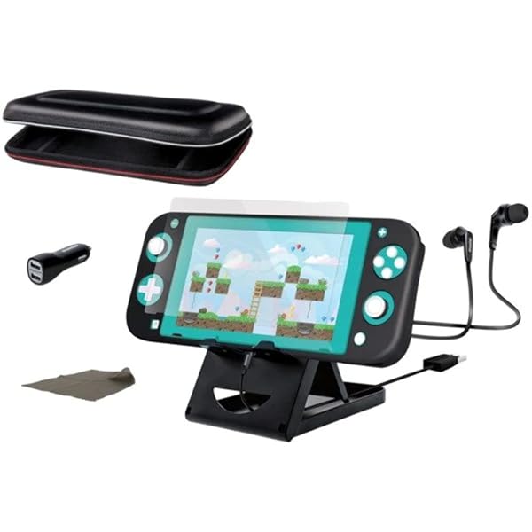 dreamGEAR dreamGEAR Starter Kit Lite: 8-in-1 Accessories for Nintendo Switch Lite - Case, Grip, Screen Protector & More