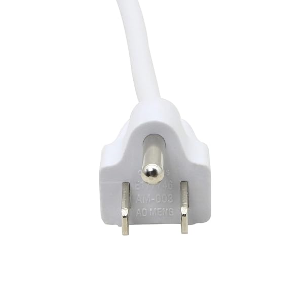 SinLoon SinLoon 11FT US Plug Power Cord with On Off Switch for LED T5 T8 Light Tube Fixture Extension Cable 3 Core Integrated Lights Connector - View 7 of 7
